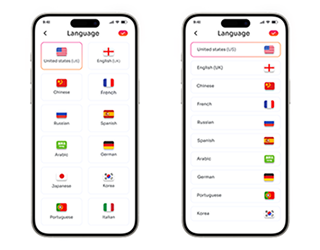 Language localization illustration