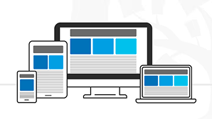 Responsive to any device illustration